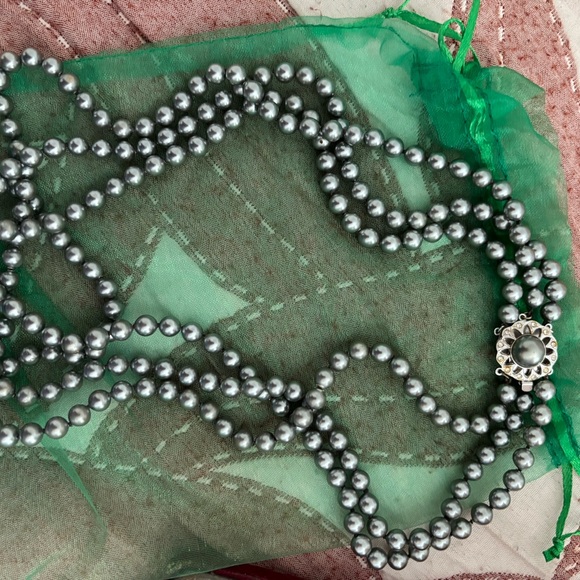 Vintage Pears Silver Necklace - Picture 2 of 2